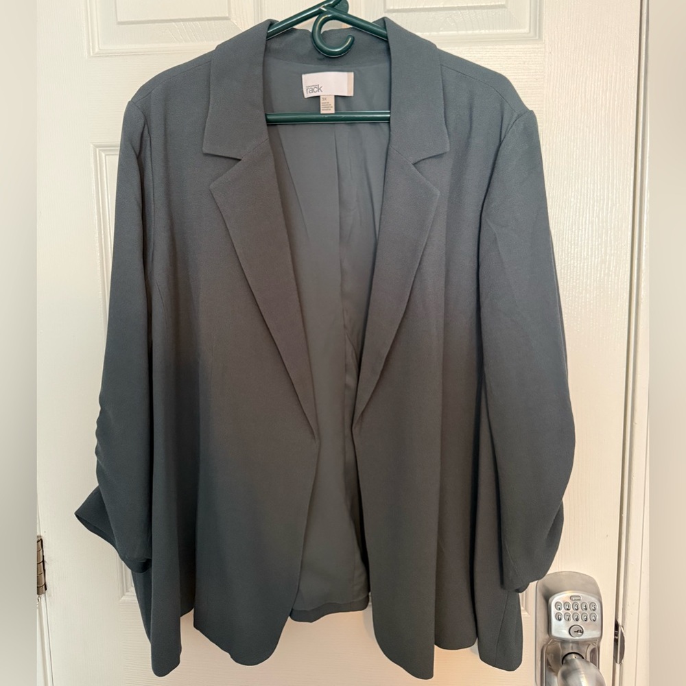 Women's Nordstrom Blue Slate Blazer 3X
